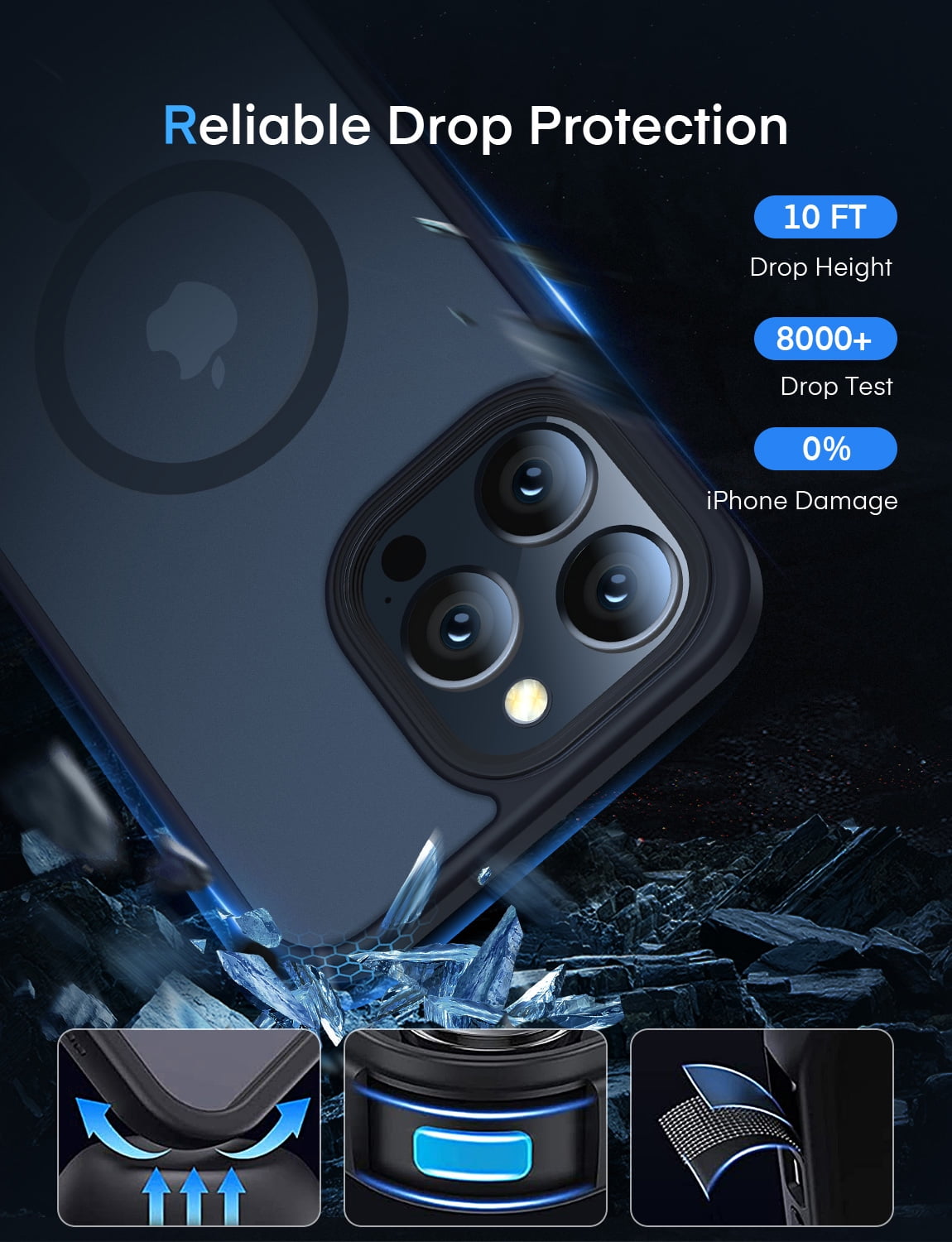  Misscase for iPhone 15 Pro Max Magnetic Case