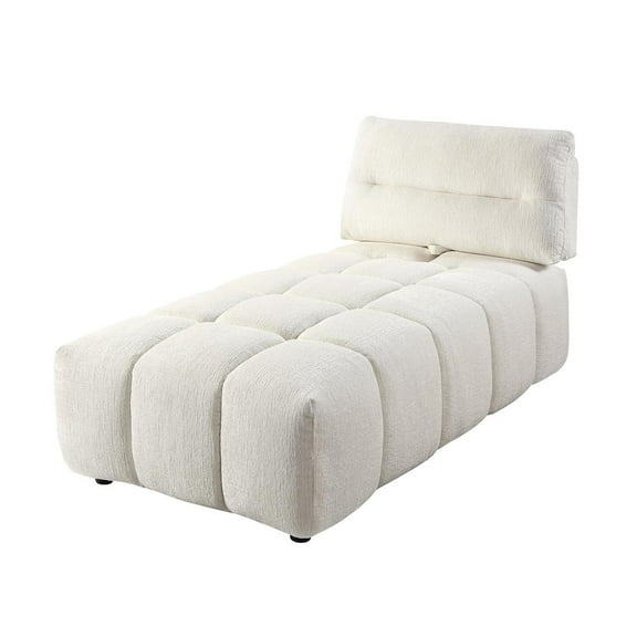 Acme Furniture Loanna Moludar - Chaise, Beige Linen