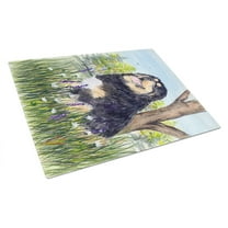Caroline's Treasures Tibetan Mastiff Glass Cutting Board Large