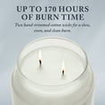 thumbnail image 3 of Village Candle Pure Linen Scented Candle, Large 21.25 oz Apothecary Jar, 3 of 9