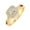 Yellow, variant on 1/2 Carat Cushion cut Halo Diamond Engagement Ring in 10K Rose Gold (Ring Size 4)