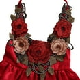 thumbnail image 4 of Robe d'Été Mignonne pour Bébé Fille Sans Manches à Fleurs pour Fête et Mariage, 4 of 5