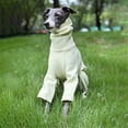 thumbnail image 5 of HQREA Winter Greyhound Onesie Clothes Cotton Whippet Shirt Pajamas Jumpsuit for Medium Large Dogs, 5 of 6