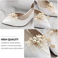 thumbnail image 3 of unbranded 1Par Beige Metal Shoe Buckle Wedding Shoe Ornament with Premium Durable Material, 3 of 8