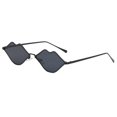 thumbnail image 1 of Gafas de sol Macarena de bios y encantadoras para mujer protección 400 Gris negro, 1 of 7