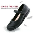 thumbnail image 6 of JABASIC Girls Mary Jane School Uniform Shoes Comfortable Dress Flats (13,Black), 6 of 7