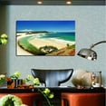 thumbnail image 4 of Indian Beach Canvas Art Beach Sunset Picture Wall Art Beach Landscape Framed Painting Wall Decor For Home Office Bedroom Reeady to Hang, 4 of 6