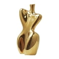 thumbnail image 2 of GUOOL Ceramic Vase Flower Pot Collectible Abstract Flower Pot Female Shape Flower Vase Gold, 2 of 6