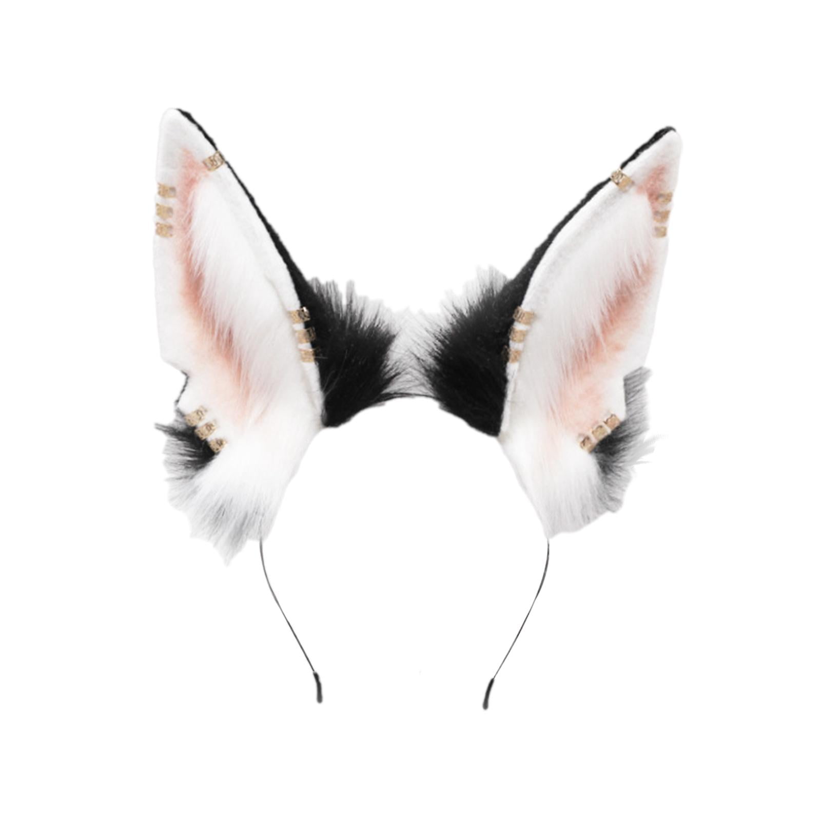 Cute Jackal Ear Headband Hair Accessories Handmade Animal 