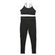 thumbnail image 5 of Conjunto de mallas y pantalones con sujetador deportivo para mujer, ropa de yoga, traje de entrenamiento físico (negro M), 5 of 8