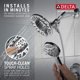 thumbnail image 5 of Delta Faucet Arvo Serie 14 Kit De Ajuste Para Bañera Y Ducha Monomando Grifo De Ducha Con 4 Rociadores In2Ition 2 En 1 Cabezal De Ducha De Mano Doble Con Manguera Cromada 144840-I (Válvula Incluida), 5 of 5