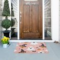 thumbnail image 5 of Yayeee Doormat for Indoor Entrance 32" x 20" Non Slippery Floor Rug, Pastel Pink Halloween, 5 of 8