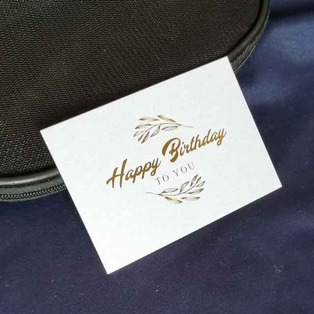 Tarjeta de felicitación de una sola página, tarjeta de agradecimiento para fiesta de cumpleaños, negocios, floristería, color blanco y negro, 50 piezas