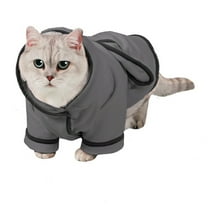 Pet Bathrobe Dog Cat Towel Coat Absorbent Drying Robe Soft Comfortable Pet Clothing After Bath Wear