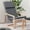 Dark gray and brown, variant on vidaXL Chair Accent Armchair Relaxing Seating Office Chair Furniture Fabric