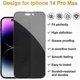thumbnail image 4 of 2-Pack Full Coverage Privacy Screen Protector for 15 Pro Max, Anti-Spy Tempered Glass Film, 4 of 5