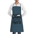 thumbnail image 2 of Dad Apron, Best Fathers Day Gift for Dad, Grandpa, Husband, Best Dad Ever Gifts, Waterproof Grilling Apron with Pockets, Durable Chef Bib for Cooking, Workshop, Gardening, Baking, Mens BBQ Apron, 2 of 9