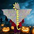 thumbnail image 1 of Capa de Dinosaurio para Niños, Disfraz de Halloween, Accesorios Fotográficos, Capa con Capucha de Dragón, Traje de Cosplay Medieval de Mardi Gras para Vistoso, 1 of 8