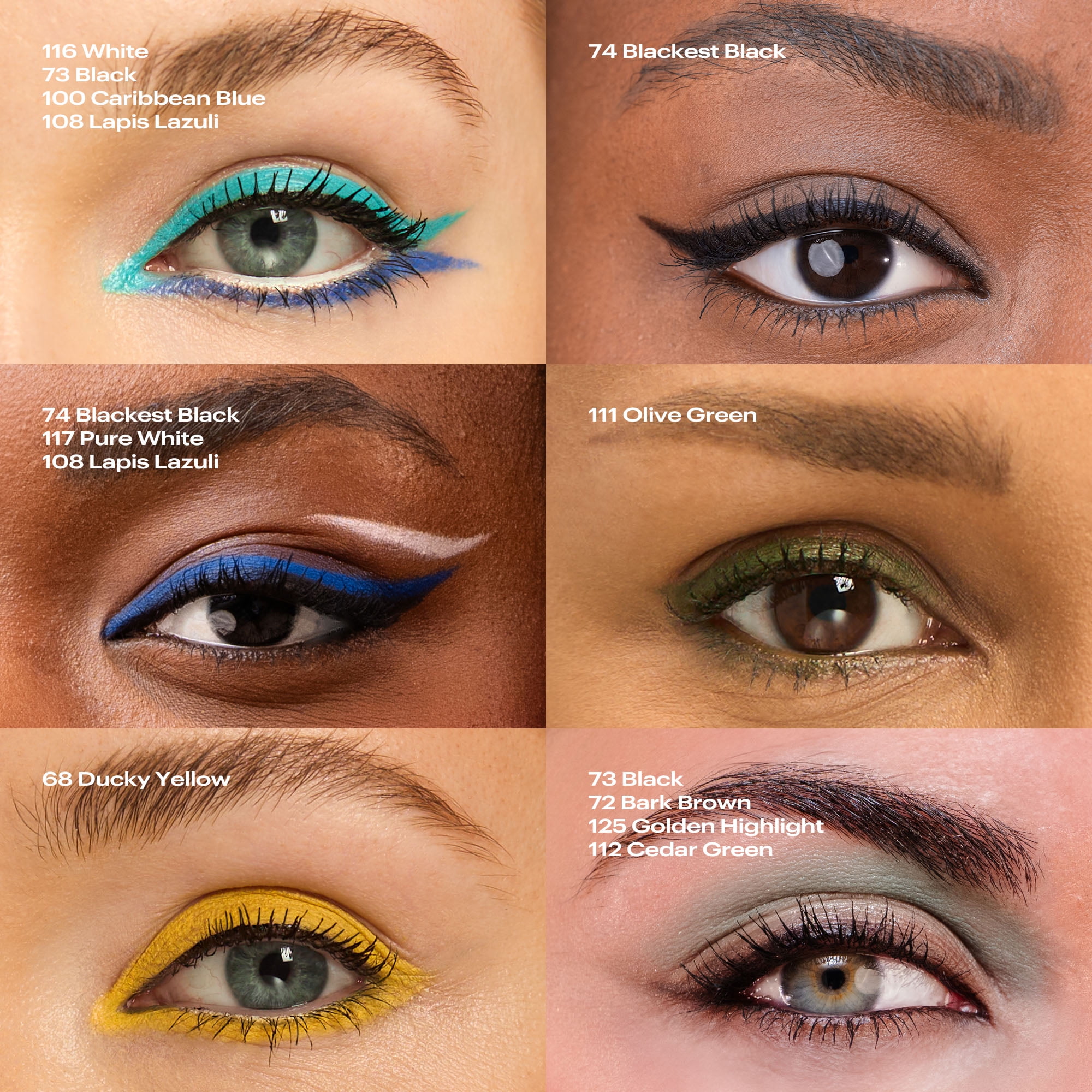 Annabelle Metallic Kohl Long-Lasting & Intense Vegan Eyeliner, 10 shades, 1.14 g