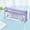 Purple, variant on PiGOGI Teacher Gifts Two Layer PVC Transparent Pencil Case Stationery Organizer Middle S-chool Accessories Clear Storage Bag
