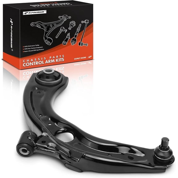 A-Premium Front Left Lower Control Arm, with Ball Joint & Bushing, Compatible with Scion iA 2016 & Toyota Yaris iA 2017-2018