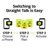Straight Talk TCL A3X, 32GB, Black - Prepaid Smartphone