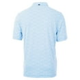 thumbnail image 3 of Men's Cutter & Buck Powder Blue Detroit Lions Virtue Eco Pique Botanical Print Recycled Polo, 3 of 3