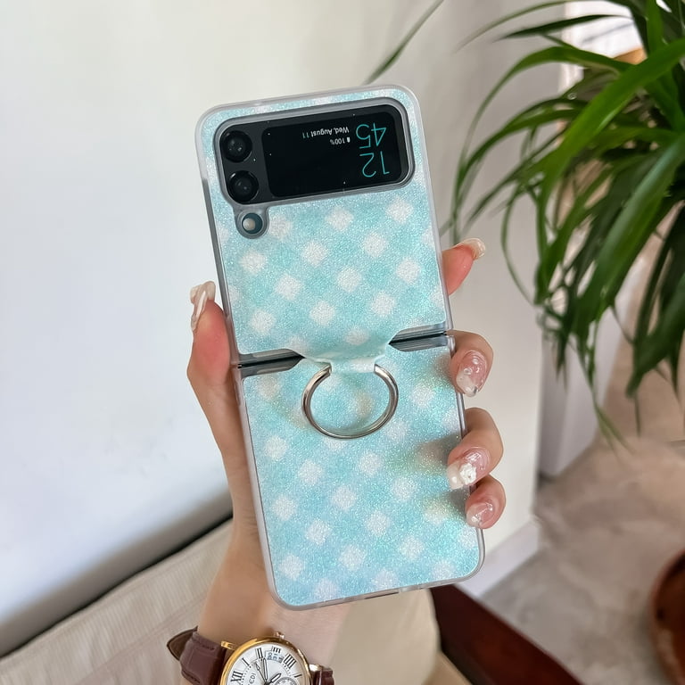 Galaxy Z Flip 3 Silicone Phone Case With Ring