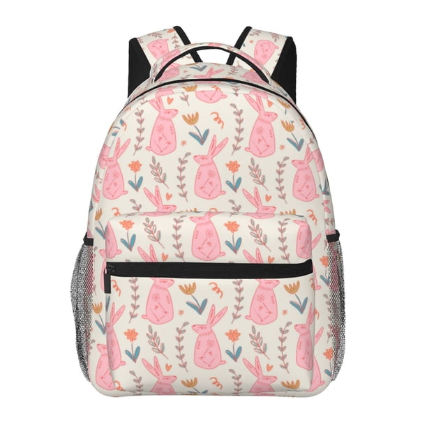 Balery Rabbit Mochila Escolar Impresa, Mochila Ligera para Viajes Casual, Mochila Duradera y Cómoda Multifuncional, Mochila para Laptop-One Size