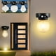 thumbnail image 1 of Xihbxyly Aplique Solar de Pared, Iluminación Led para Exteriores, Diseño Impermeable Ip65, Activación Por Detección de Movimiento, Ideal para Patio, Jardín, Garaje, Iluminación de Caminos, Fácil Inst, 1 of 6
