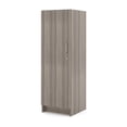thumbnail image 4 of Tot Mate Single-Door Tall Cabinet, Lockable, Wooden, 19 1/2"W x 20 1/2"D x 59 1/2"H, Shadow Elm Gray, 4 of 6