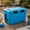 Blue, variant on Topcobe Insulated Portable Cooler Hard Shell Ice Chest with 2 Cup Holders Bottle Opener and Drain Plug, Portable Water Cooler, Cooler with Wheels-Gray