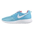 thumbnail image 4 of Kids Nike Rosherun GS Polarized Blue White Laser Crimson 599729-402, 4 of 6