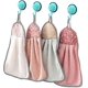 thumbnail image 1 of 4pcs Hanging Hand Dry Towel, Thick Coral Velvet Hand Towelquick Dry Soft Cloth Towel For Kitchen Ba, 1 of 5
