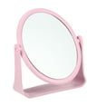 thumbnail image 1 of Espejo de Maquillaje de Plástico Único Bargains Espejo de Maquillaje Redondo de Doble Cara Espejo Rotatorio Espejo de Belleza para Mujeres Rosa, 1 of 7