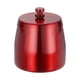 thumbnail image 3 of Cenicero con tapa, cenicero de acero inoxidable, tamaño pequeño, rojo, 3 of 6