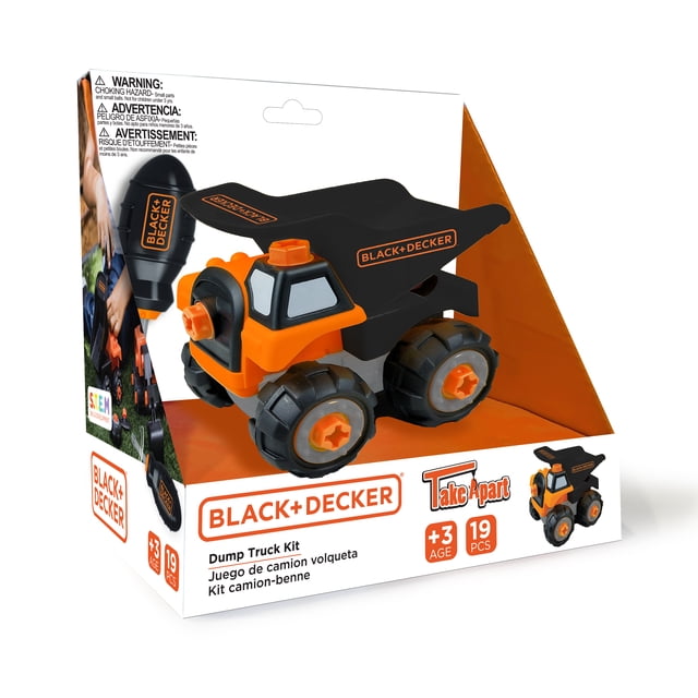Camión De Volteo Minero Black+decker Take Apart Classic