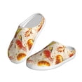 thumbnail image 2 of Lsque Autumn With Birds Pattern Womens Comfort Cotton on Scuff With Memory Foam and Anti-skid Sole Slipper-37/38, 2 of 7
