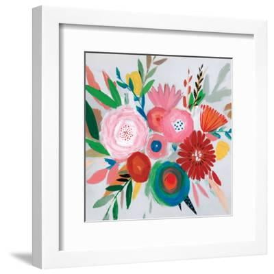 Circular Color Palette II, Botanical Framed Art Print Wall Art by Isabelle Z