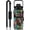 Black Water Bottle-Leaf 2, variant on Tropical Leaves Half Gallon Water Bottle with Sleeve 1/2 Gallon Water Bottle 64 Oz Water Bottle with Time Marker, Motivational Water Bottle Half Gallon Water Bottle with Straw for Women Gym Pregnance