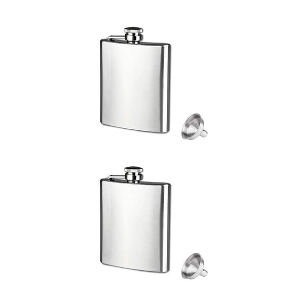 Naiovety 2021, petaca de confianza, 1 unidad, petaca de acero inoxidable, licor, whisky, tapa de Alcohol, embudo, botella para beber Type4 NO4