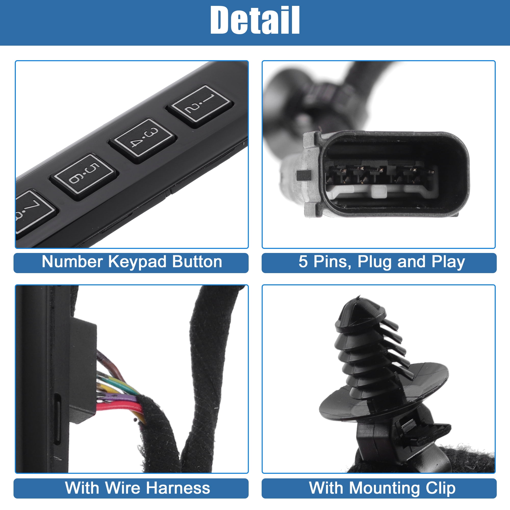 Unique Bargains Keyless Entry Keypad for Ford F-150 F250 F350 F450 F550 2017-2020