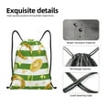 thumbnail image 3 of Yiaed Watercolor St Patrick Day Print Drawstring Bags Drawstring Backpack Bulk String Back Pack Gym Sport Bag-, 3 of 5