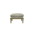 thumbnail image 2 of American Home Classic - Warren Ottoman in Off White Linen (Seat Height 18"), 2 of 3