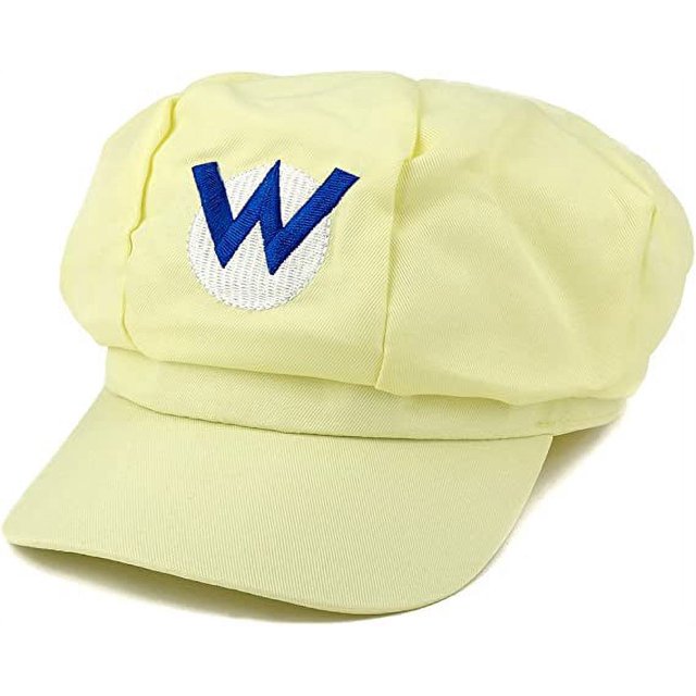 Mario Luigi Wario Waluigi Fire Mario - Gorra bordada para vendedor de periódicos Rojo Verde