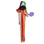4 Ft. 5 1/4 Hanging Light-Up Clown Animated Prop Halloween Decoration