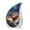Eagle-1, variant on VALERASH Keepsake Eagle Teardrop for Adult Male - Pink Flower Cremation Urn for Father Military Urn for Ashes for Women & Man- 3 Inch