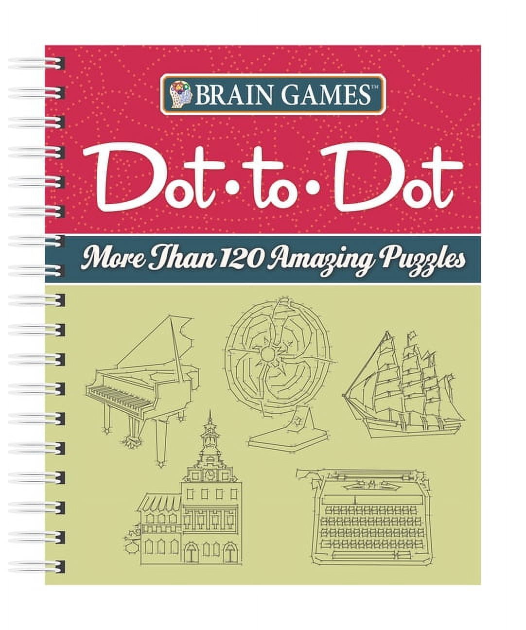 Brain Games Brain Games - Extreme Dot-To-Dot, (Spiral-Bound