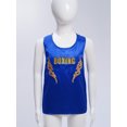 thumbnail image 3 of TiaoBug Kids Boys Athletic Boxing Training Tank Tops Sleeveless Quick-dry Activewear Boxer Shirts Blue 6, 3 of 6