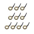 thumbnail image 3 of 10 piezas de Guías de caña de pescar Sunnimix de Acero inoxidable de reparación de Oro 8, 3 of 8